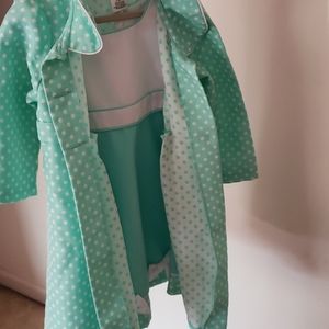 Easter dress with matching coat